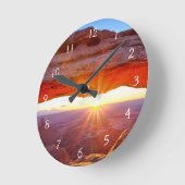 Horloge Ronde Île dans le ciel (Angle)