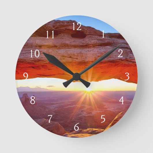 Horloge Ronde Île dans le ciel (Recto)