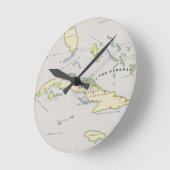 Horloge Ronde Illustrated map of Cuba (Angle)