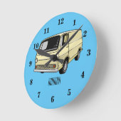 Horloge Ronde Illustration classique de van (Angle)