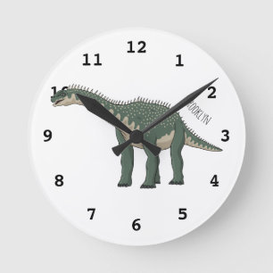 Horloge Ronde Illustration de Barapasaurus