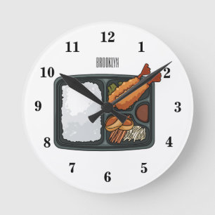 Horloge Ronde Illustration de Bento