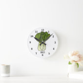 Horloge Ronde Illustration de Bok choy (Maison)