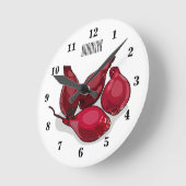 Horloge Ronde Illustration de dessin animé Shallot (Angle)