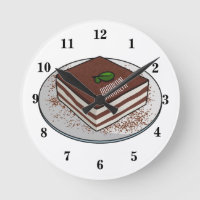 Illustration de gâteau de Tiramisu