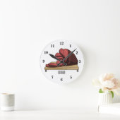 Horloge Ronde Illustration de jambon (Maison)