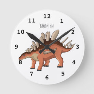 Horloge Ronde Illustration de Kentrosaurus