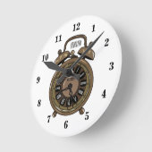 Horloge Ronde Illustration de l'horloge d'alarme (Angle)