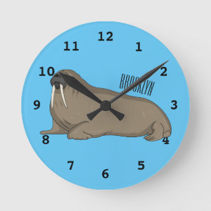 Horloge Ronde Illustration de Walrus