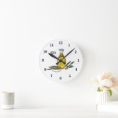Horloge Ronde Illustration d'huile d'olive (Maison)