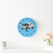 Horloge Ronde Illustration du fourgon de livraison (Maison)