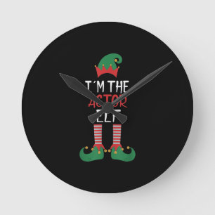 Horloge Ronde I'm Actor Elf - Family Matching Christmas