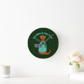 Horloge Ronde I'm Otter-ly (Maison)