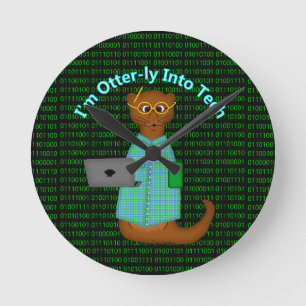Horloge Ronde I'm Otter-ly