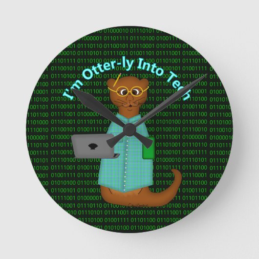Horloge Ronde I'm Otter-ly (Recto)