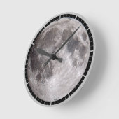 Horloge Ronde Image d'astronomie de Pleine lune (Angle)