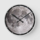 Horloge Ronde Image d'astronomie de Pleine lune (Recto)