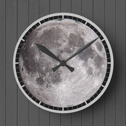 Horloge Ronde Image d'astronomie de Pleine lune