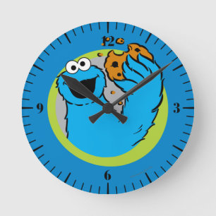 Horloge Ronde Image du monstre de cookies