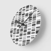 Horloge Ronde Impression d'ADN - (Angle)