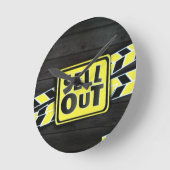 Horloge Ronde Impression d'art vendue (Angle)