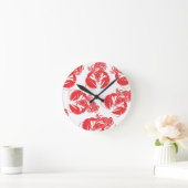 Horloge Ronde impression de homard (Maison)