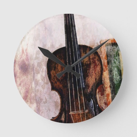 Horloge Ronde impressionism musical instrument Fiddle violin (Recto)