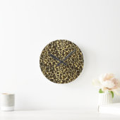 Horloge Ronde Imprimé léopard (Maison)