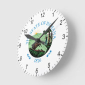 Horloge Ronde Indiana (Angle)