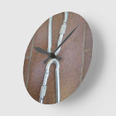 Horloge Ronde Infini argent (Angle)