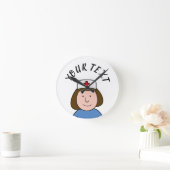 Horloge Ronde Infirmière (Maison)