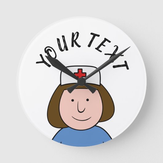 Horloge Ronde Infirmière (Recto)
