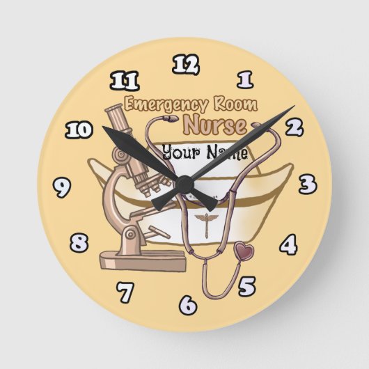 Horloge Ronde infirmière (Recto)