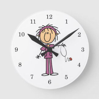 Horloge Ronde Infirmière