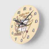 Horloge Ronde Infirmière cool Cardiac (Angle)