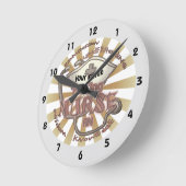 Horloge Ronde Infirmière de guérison axiome (Angle)