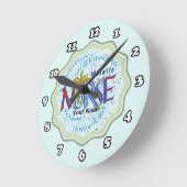 Horloge Ronde Infirmière de la Midwoman Motto (Angle)