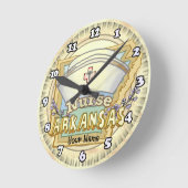 Horloge Ronde Infirmière de l'Arkansas (Angle)