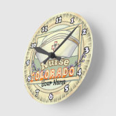 Horloge Ronde Infirmière du Colorado (Angle)