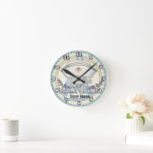 Horloge Ronde Infirmière du New Hampshire (Maison)