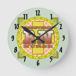 Horloge Ronde Infirmière RN de l'autre côté