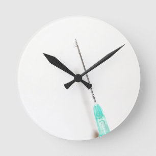 Horloge Ronde Injection de seringue