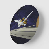 Horloge Ronde Insertion d'orbite de Saturne Cassini (Angle)