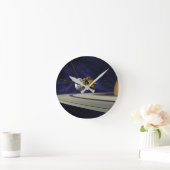 Horloge Ronde Insertion d'orbite de Saturne Cassini (Maison)