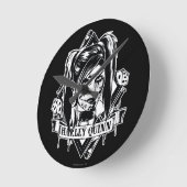 Horloge Ronde Insigne de Harley Quinn (Angle)