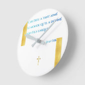 Horloge Ronde Inspiration Divine — (Angle)
