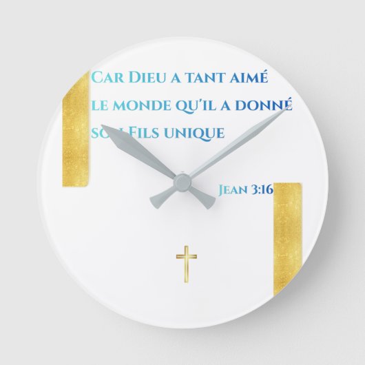 Horloge Ronde Inspiration Divine — (Recto)