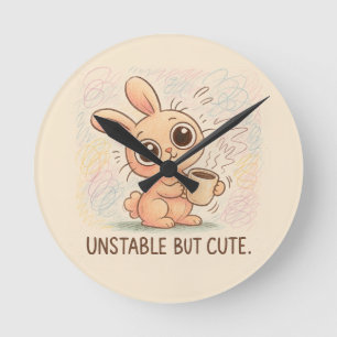Horloge Ronde Instable mais Mignon