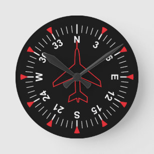 Horloge Ronde Instruments de vol