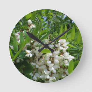Horloge Ronde Insurrection d'arbre blanc de Robinia